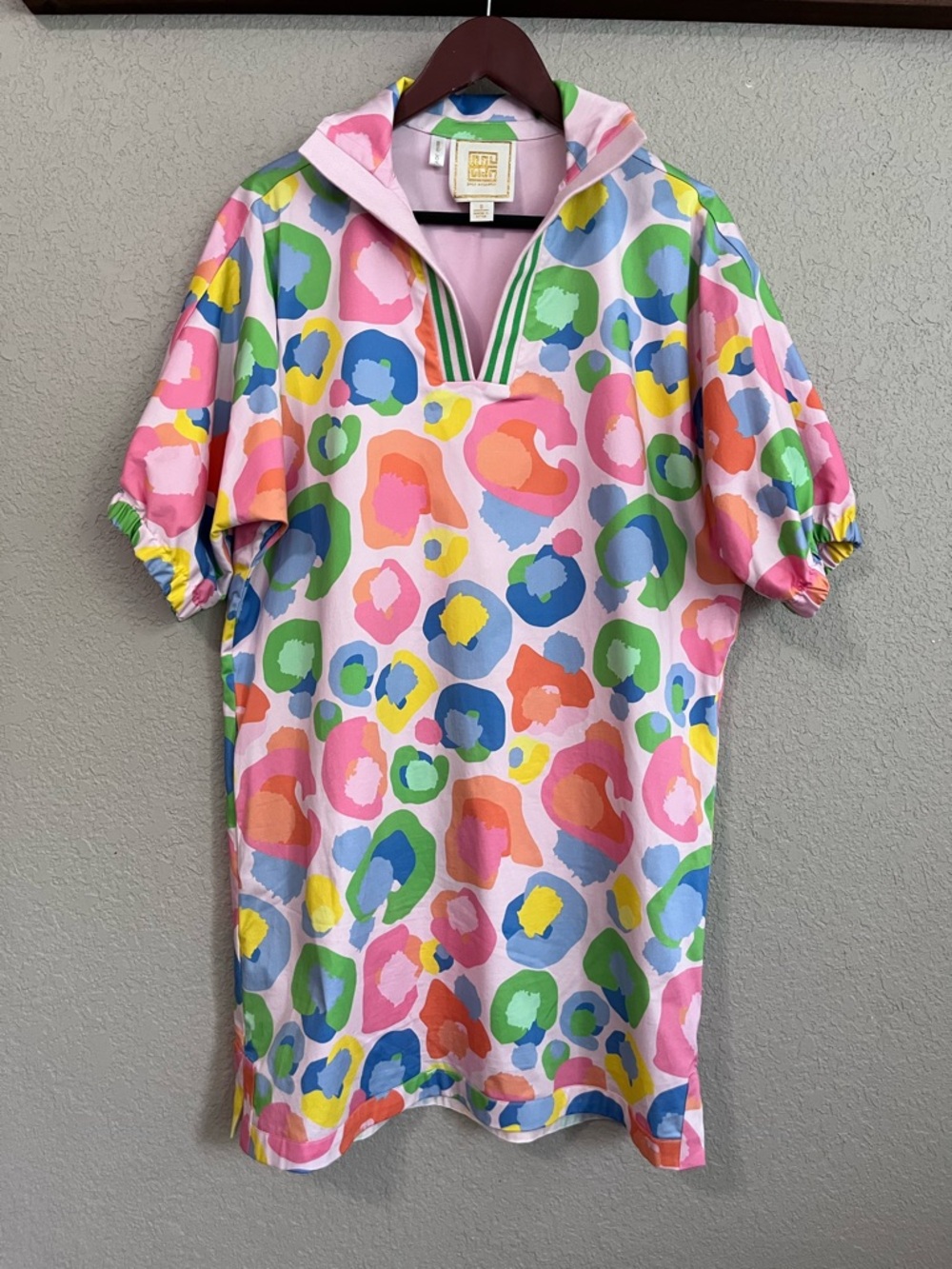 Emily McCarthy Poppy Dress in Multi Spot Cheetah Size Small - Picture 3 of 13